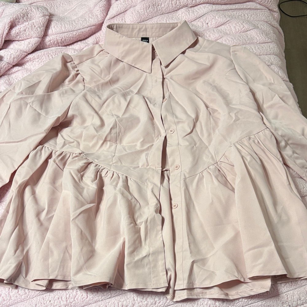 SHEIN Light Pink Women's Blouse